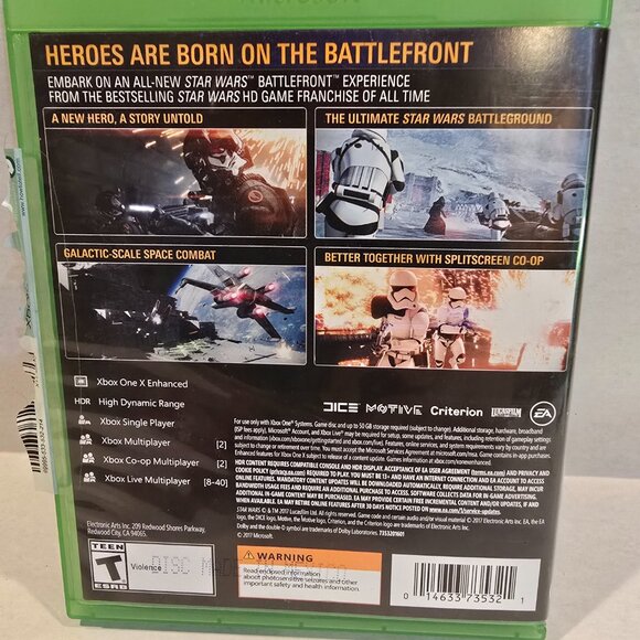 Star Wars Battlefront II Microsoft Xbox One 2017 - Picture 2 of 6
